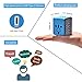 Travel Adapter, APzek International Power Adapter With High Speed 2.4A USB 3.0A Type C, European Adapter, Universal Power Adapter Wall Charger for Europe UK US AU & Asia (Blue)