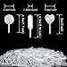Tomnk 150pcs 4ml Cupcake Pipettes Plastic Squeeze Dropper Liquid Transfer Pipettes for Cupcakes, Infusers for Strawberries