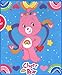 Care Bears Fleece Blanket (Hearts-stars)  ~ Housemart 