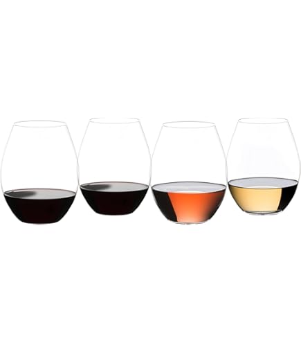 Amazon.com | Riedel O Stemless Oaked Chardonnay Wine Glass, Set of 6: Wine  Glasses