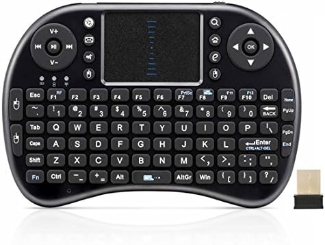 QMSSIC 2.4G I8 Wireless Multi-Touch Mini Mouse and Keyboard for Android TV Box PC HTTP Projector