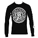 Gas Monkey Garage Equipped Logo Longsleeve T-shirt w/ Sleeve Print (Large, Black)