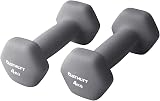 Athlyt Neoprene Dip Dumbbell Set 2 x 4kg Grey view 2