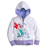 Disney Ariel Zip Hoodie for Girls Size 5/6 Purple