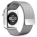 Apple Watch Band, MoKo Milanese Loop Stainless Steel Bracelet Smart Watch Strap for Apple Watch 42mm All Models with Unique Magnet Lock, No Buckle Needed - SILVER (Not Fit iWatch 38mm Version 2015)