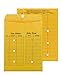 Columbian Brown Kraft String & Button 10 x 13 Inch Interdepartment Envelopes 100 Count (CO880)