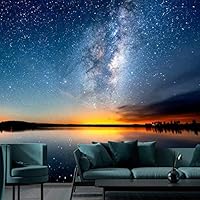 Wall Mural The Beautiful Space World Removable Self-Adhesive Wallpaper Wall Decoration for Bedroom Living Room - 66x96 inches
