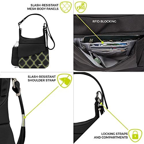 Travelon Anti-Theft Classic Messenger Bag, Black, One Size 4 Travelon Anti-Theft Classic Messenger Bag, Black, One Size