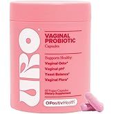 URO Vaginal Probiotics for Women, Healthy Odor &amp; pH Balance, 1-Month Supply | With 5B CFU of Lactobacillus Probiotics and XOS Prebiotics for Vaginal Health Support
