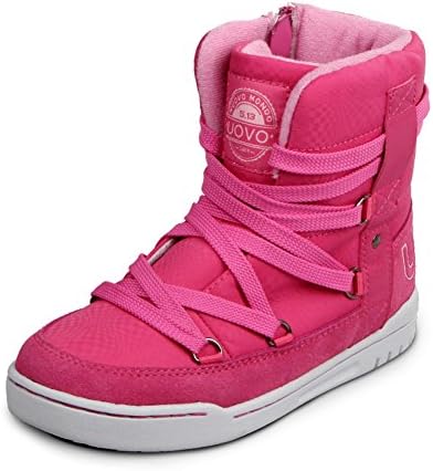Boys Girls Winter Snow Boots Cotton Winter Warm Classic Casual Rubber Sole Boot(Little Kid/Big Kid)