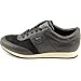 Coach Womens Raylen Suede Low Top Lace Up Fashion, Black/Black, Size 9.5