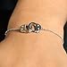 Handcuff and Key Charm Bracelet - Top Rated Petite Handcuff bracelet with key charm and extender - 7 inches