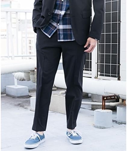 Amazon アーバンリサーチ ドアーズ メンズ Urban Research Doors メンズパンツ ウォッシャブル セットアップ対応 Trabest Pants Navy 38 ロングパンツ 通販