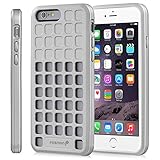 iPhone 6s Plus Case, Fosmon DURA-SQUIRCLE Durable & Flexible TPU Protective Case for Apple iPhone 6 Plus (2014) / iPhone 6s Plus (2015) - Silver