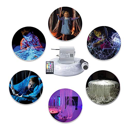 AKEPO Fiber Optic Sensory Lights for Autism Sensory Room for Kids, 10W