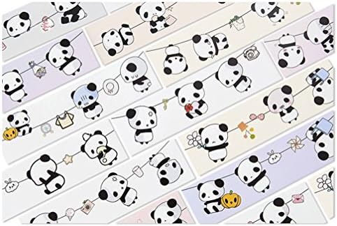 Hand Painted Design Colorful Bookmarks, 30PCS (Happy Panda)