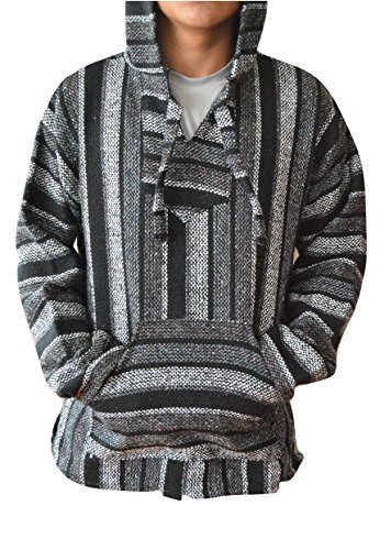 Buy Mexican Baja Hoodie Pullover Jerga 