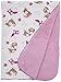 Bedtime Originals Sherpa/Velour Blanket, Lavender Woods