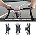 Universal Bike Stem Phone Mount, Bicycle Handlebar Cell Phone Holder for iPhone 8 7 6S Plus 5 SE Samsung Galaxy S8 S7 Note 6, 4 to 6 Inch Android Smartphone, Bike Tie Pro - Red