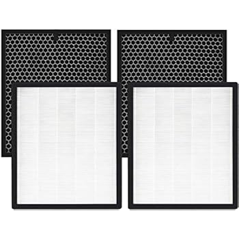 isinlive LV-PUR131 Replacement Filters for LEVOIT Air Purifier HEPA Filter and Activated Carbon Pre-Filter (2 Pack)