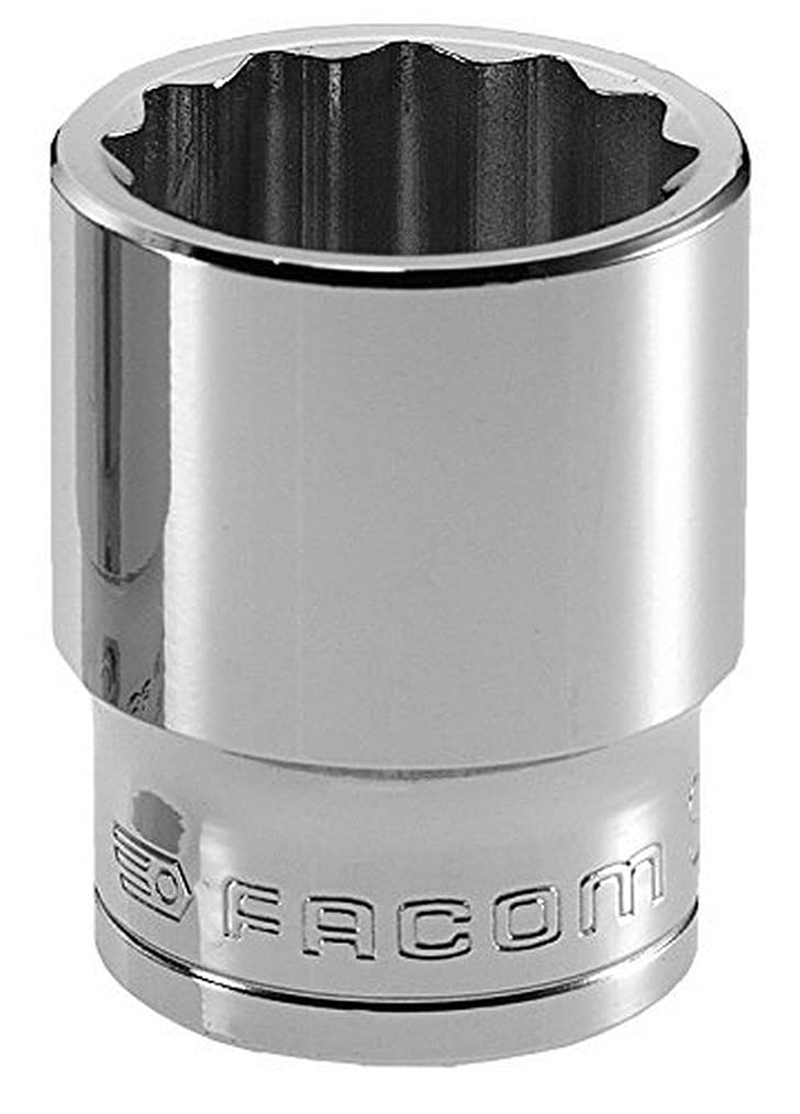 Facom S.32 Bi-Hex Socket, 1/2" Square Drive, 32mm