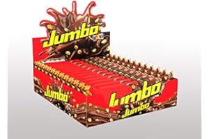 Jumbo Peanut Chocolate Bar | Soft Chocolate & Crispy Peanut | Exceptional Size & Texture | 16.92 Oz Display | (12 Inner Bars)