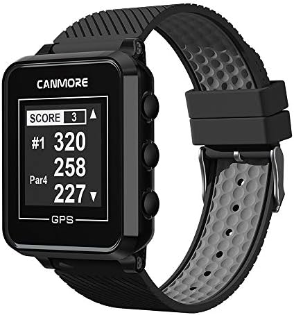 CANMORE TW-353 GPS Golf Watch – Essential Golf Course Data and Score Sheet – Minimalist & User Friendly – 38,000+ Free Courses Worldwide – 4ATM Waterproof – 1-Year Warranty – Black CANMORE TW-353 GPS Golf Watch – Essential Golf Course Data and Score Sheet – Minimalist & User Friendly – 38,000+ Free Courses Worldwide – 4ATM Waterproof – 1-Year Warranty – Black