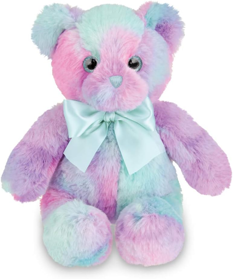 Bearington Lil' Gem Rainbow Plush Stuffed Animal Teddy Bear, 12": Toys & Games