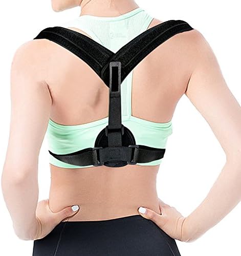 Back Brace Posture Corrector, Goodsmiley Adjustable Back Posture Corrector, Improves Posture and Provides Lumbar Support for Lower and Upper Back Pain for Women &amp; Men