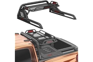KURMT Truck Bed Chase Rack Roll Bar Cargo Carrier Basket for Full Size & Mid Size Truck for GMC Sierra & Chevy Silverado 1500, Gladiator JT, F-150, Colorado & Canyon, Tacoma, Tundra, Titan, Frontier
