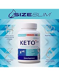 SizeSlim Keto Zen - Keto Pills - High Quality Keto Weight Loss Supplements with Keto BHB for Women...