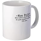 CafePress - Moo Point Mugs - Unique Coffee Mug, Coffee Cup