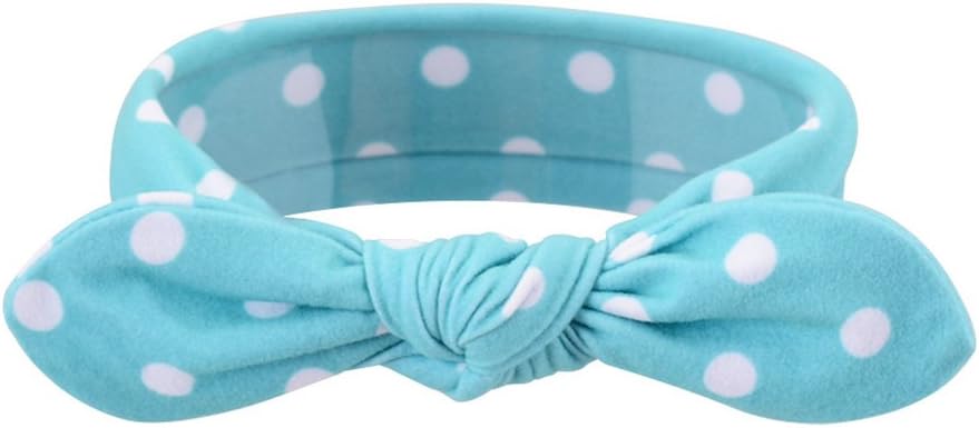6 pcs Cute Baby Girl Elastic Knot Headband Rabbit Ear Hair Accessories Band (Pattern 2), 1 count (Pack of 6) - Image 4