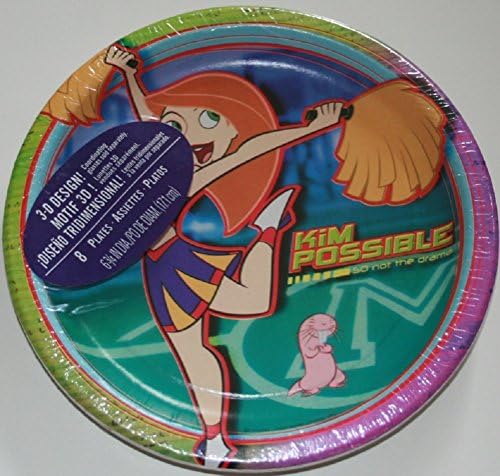 Disney Kim Possible Dessert Plates (8 Count)