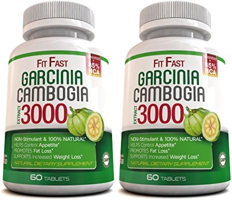 BUY 2 GET 1 FREE, 85% HCA 3 Garcinia Cambogia FITFAST No Calcium 3 Months Uninterrupted Supply, Maximum Weight Loss, Appetite Suppressant with Less Effort, Fat Burner, FAST SAME DAY SHIPPING
