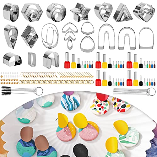 169 Pcs Polymer Clay Cutters Kit 39 Shapes Stainless Steel Clay