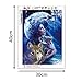 DIY 5D Diamond Painting by Number Kit, callm Clearance DIY Cross Stitch Kit Dream Catcher Butterfly Lighthouse Diamond Embroidery Painting Drill Arts Craft Supply for Home Wall Decor (Wolf Fairy)