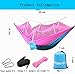 WoneNice Hammock with Mosquito Net, Portable Lightweight Nylon Parachute Multifunctional Hammock with Net and Tree Straps for Camping, Backpacking, Travel, Beach, Yard.