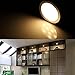 S&G Set of 6 LED Puck Lights 3000K Warm White Under Counter Lighting 1020lm Under Cabinet Lighting Total of 12W with Switch Control LED Kitchen Lighting Closet Lights
