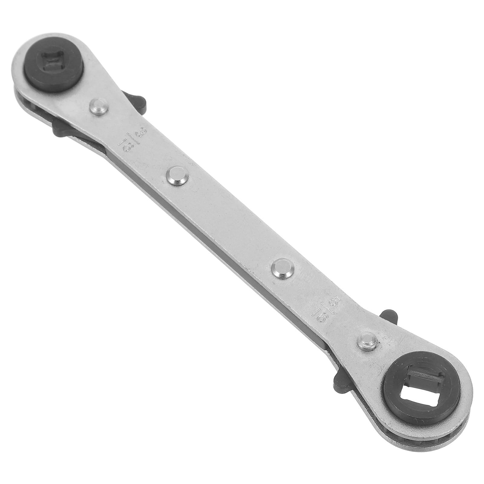 ULTECHNOVO Double-Headed Ratchet Wrench - 24Mm Ratchet Spanner for HVAC Repair - Lightweight Refrigeration Service Tool with Ergonomic Handle