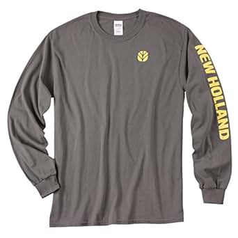 New Holland Grey Long Sleeve T-Shirt | Amazon.com