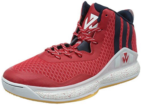 Adidas Men's J Wall, SCARLE RED/NAVY/WHITE, 8.5 M US