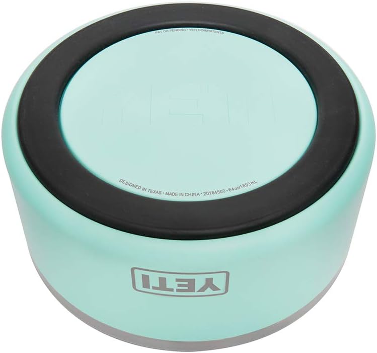 Kitchen & Dining : YETI Boomer 8, Stainless Steel, Non-Slip Dog Bowl, Holds 64 Ounces, Seafoam : 
