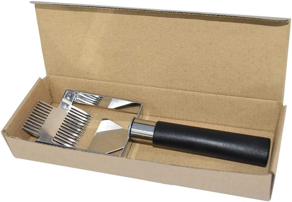 guoxia74534 Beehive Honey Cutter, Uncapping Scraper, Stainless Steel Honeycomb Scraper Uncapping Fork Shovel Beekeeping Tools