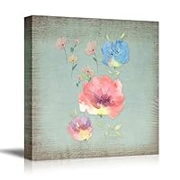 Canvas Wall Art Birds, Flowers, Owls, Butterflies Canvas Prints Home Artwork Decoration for Living Room, Bedroom - 12x12 inches