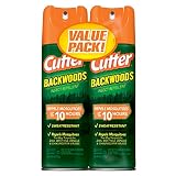 Cutter Backwoods Insect Repellent, Aerosol, 6-Ounce Pack of 2
