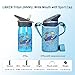Laken Tritan Kids Leak Free Sports Water Bottle with Jannu Straw Cap, 15 Oz, Kukuxumusu Blue (Cover/Strap)