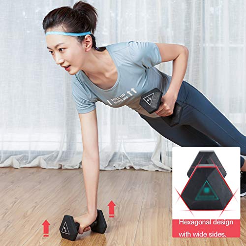 Hexagon Dumbbell Neopreen Dumbbell Heren Dumbbells 2,5kg/5kg/7,5kg/10kg/15kg Voor Krachttraining, Spieropbouw (Color… - Image 5