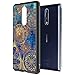 Nokia 8 Case, NageBee Design Premium [Ultra Slim Thin] Scratch Resistant TPU Rubber Hard Cover Case For Nokia 8 - Gear Wheel