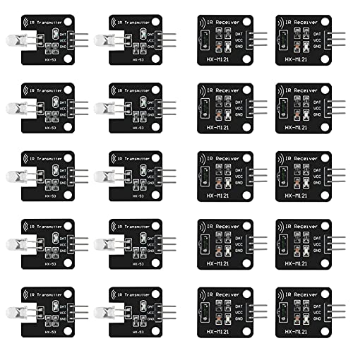 Dorhea 10Pcs Digital 38khz Ir Receiver Sensor